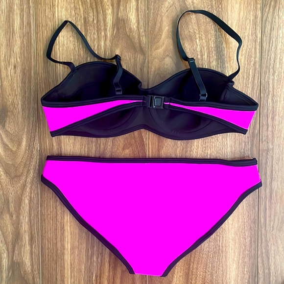 Neoprene Bikini Neon Purple size M - Picture 2 of 2